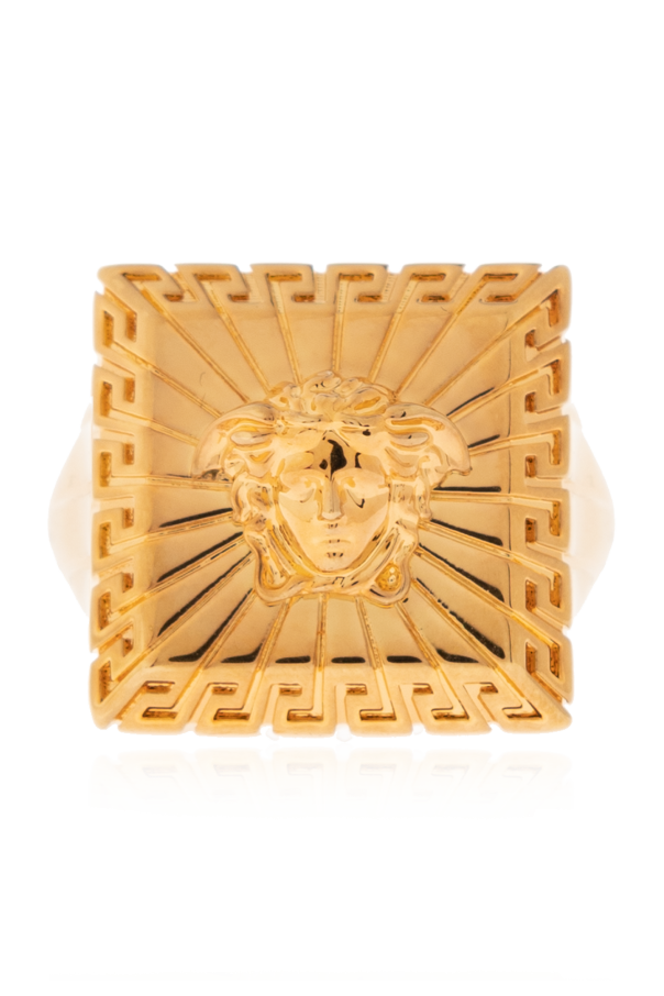 Versace Medusa ring in brass Men's Jewelery Vitkac